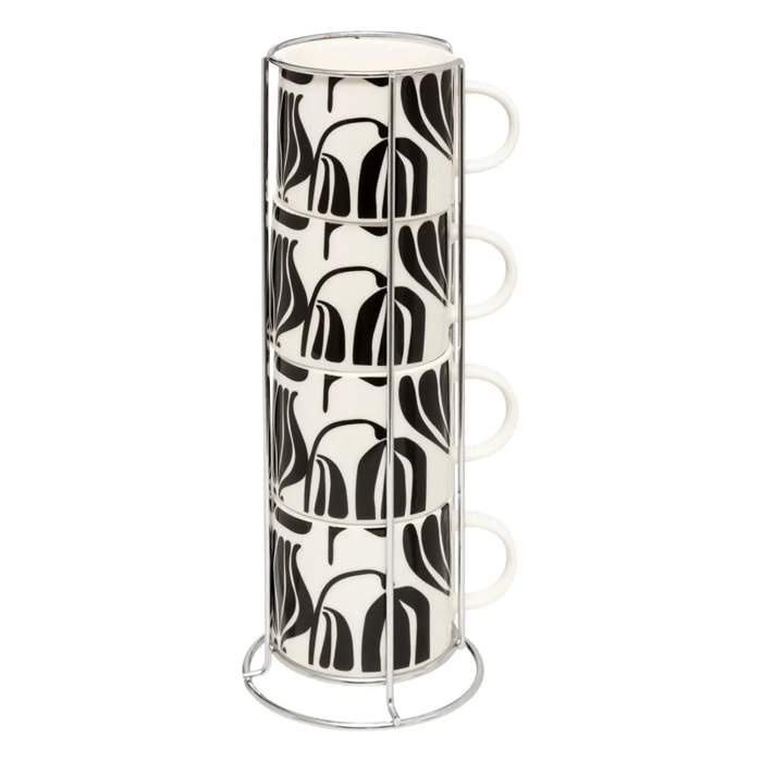 RACK 4 MUGS S TWIS 23CL