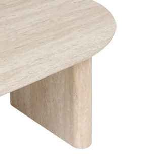Table basse "Anaya" beige 120x60x40cm