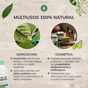 Aceite de Neem 100% Puro y Natural Planeta Huerto 250ml