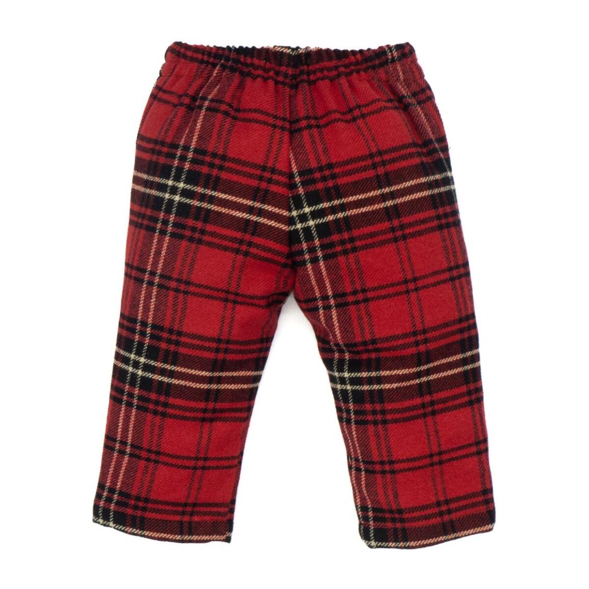 Pantalón cuadros rojo