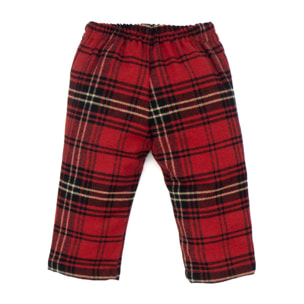 Pantalón cuadros rojo