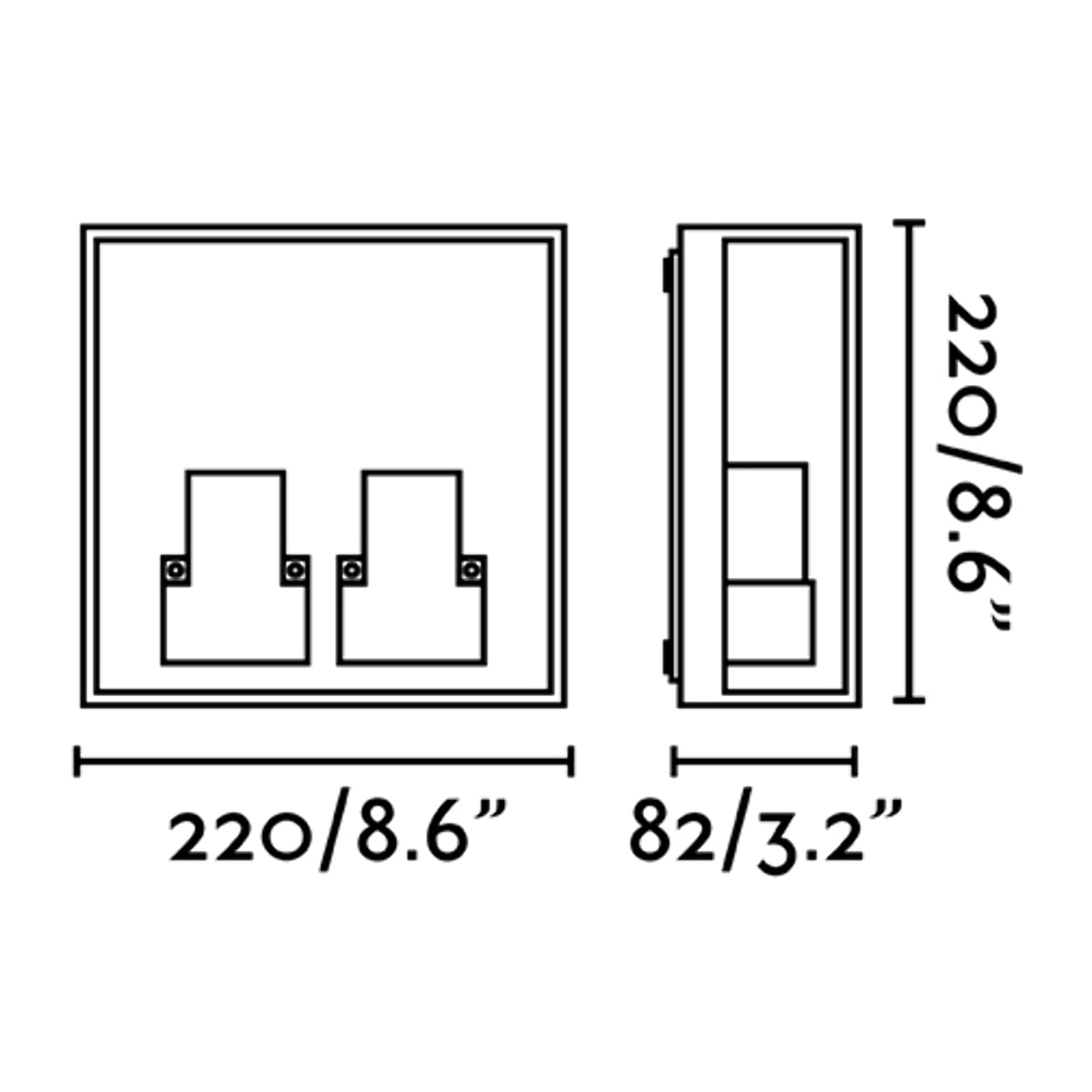 POMO Aplique gris oscuro