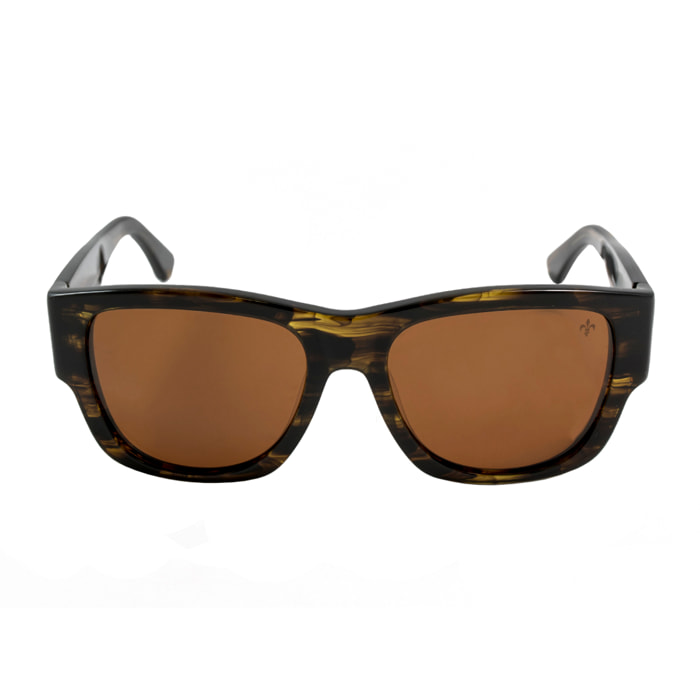 Gafas de sol LENOIR MESRINE - De acero inoxidable marrón / Marrón