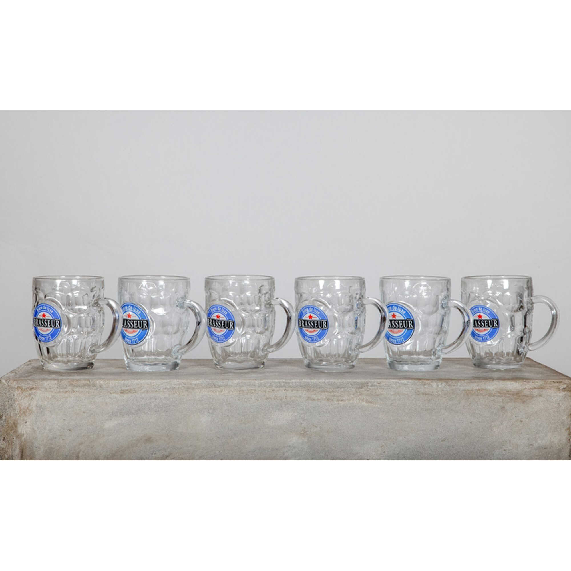 Lot de 6 chopes à bières 54cl