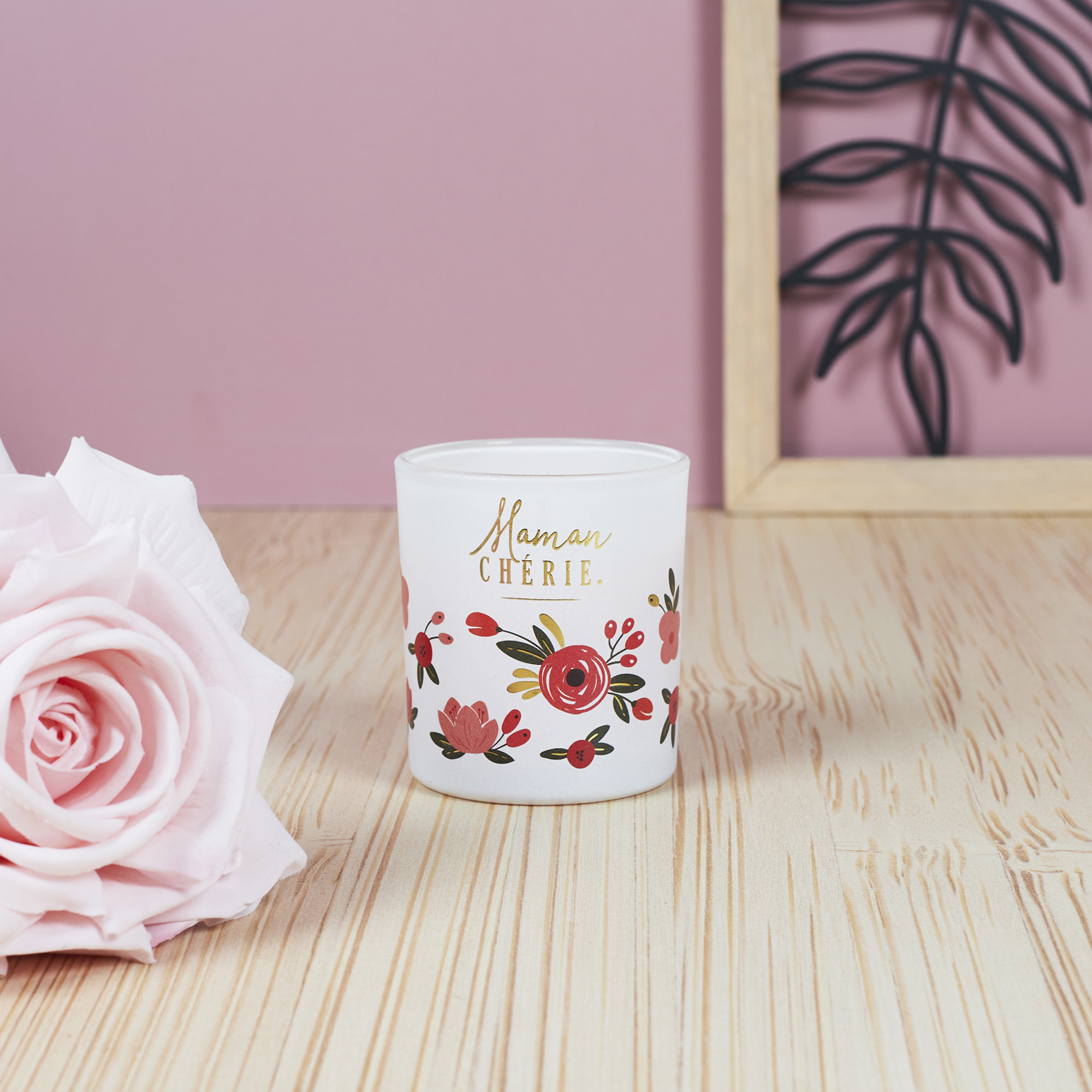 Bougie Parfumee X2 Coffret Maman Cherie