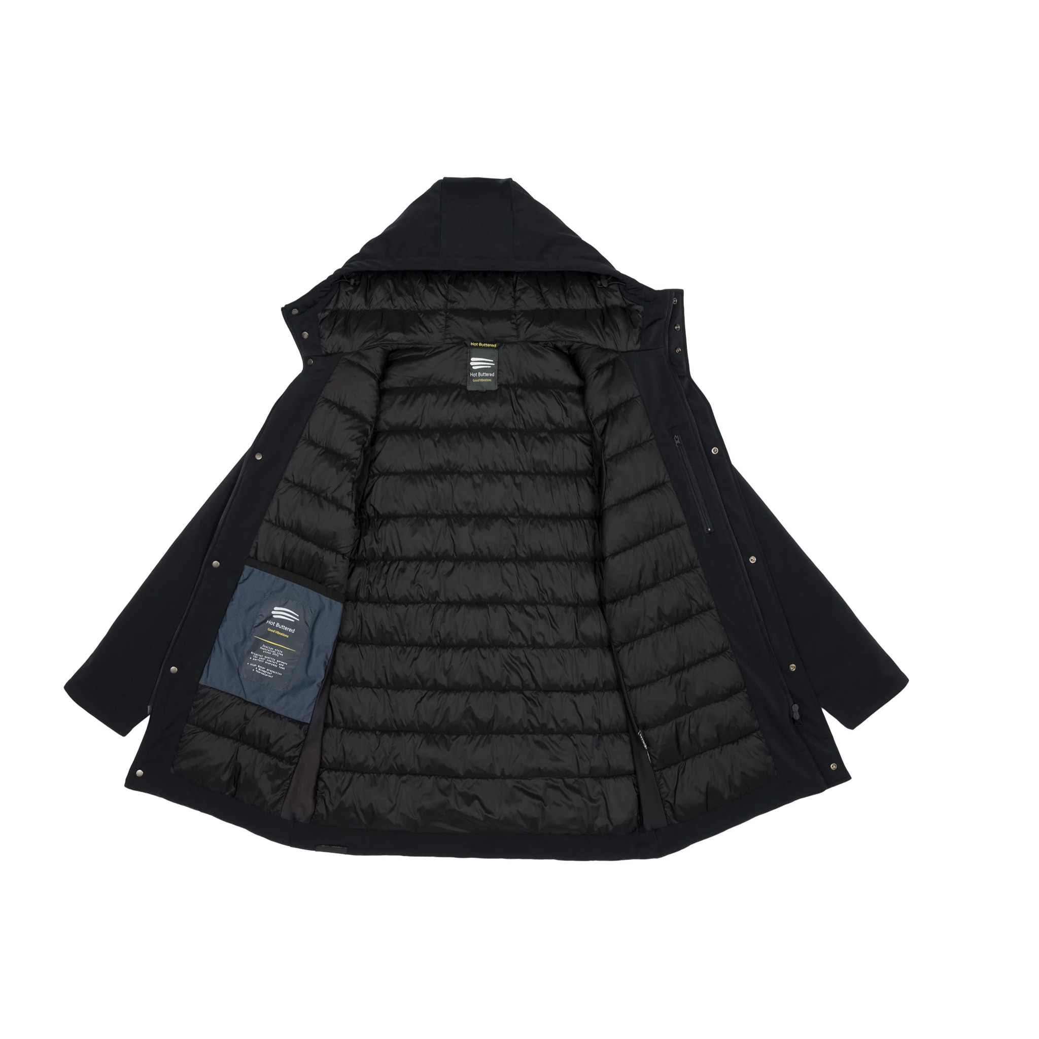 Parka KHANGAR acolchada impermeable gris