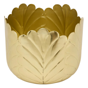 Cache-pot Belli doré 21x18cm