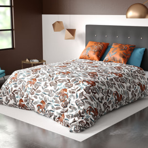 Parure De Couette 3pcs 100% Coton 57 Fils/cm2-savane