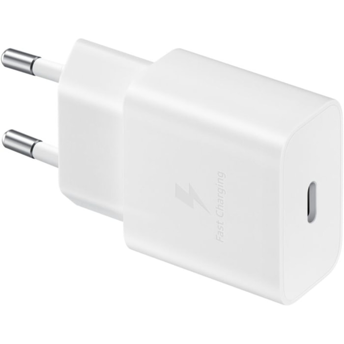 Chargeur secteur SAMSUNG 15W USB-C + cable blanc