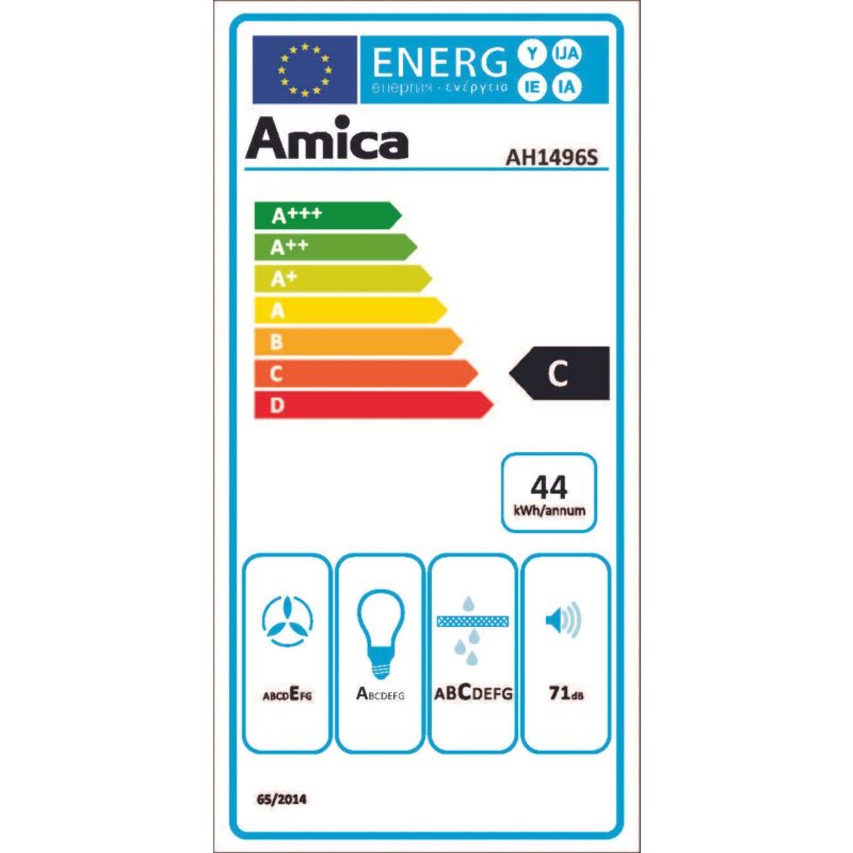 Hotte casquette AMICA AH1496S