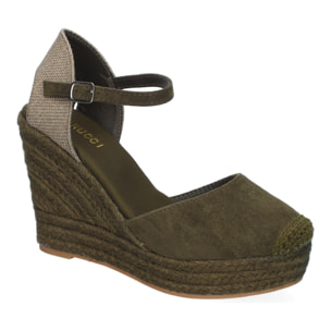 Sandalia de Cuña de Yute para Mujer, Comodo y Elegante, Diseño Moderno