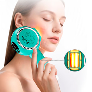 Dispositivo di bellezza anti-invecchiamento con 4 modalità d'uso.