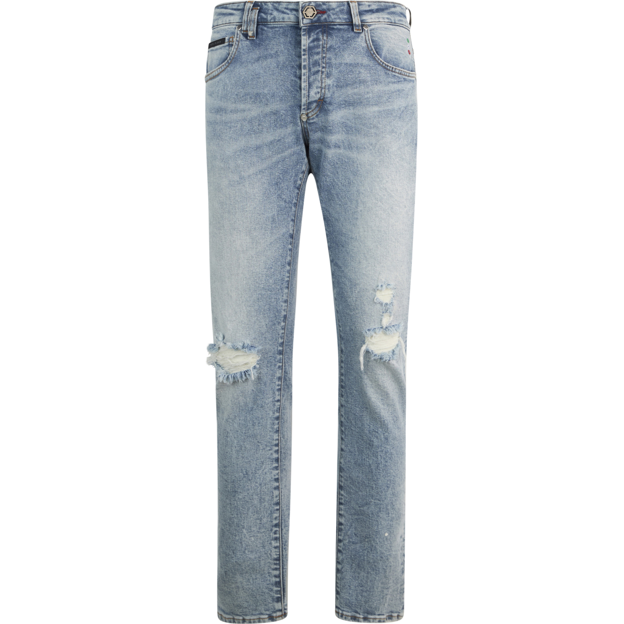 PHILIPP PLEIN Super Straight Cut Jeans Basic