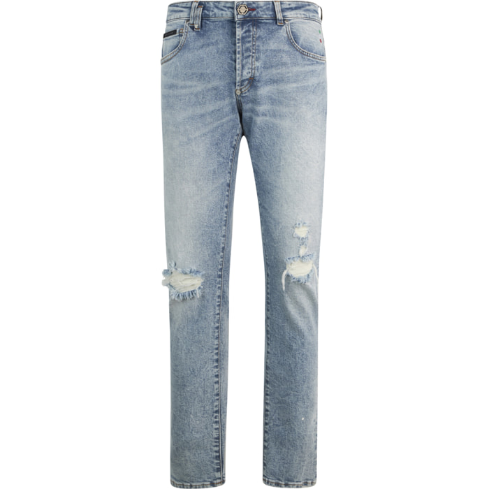 PHILIPP PLEIN Super Straight Cut Jeans Basic