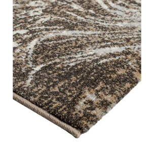 Tappeto Salotto Disegno Astratto Beige Marrone