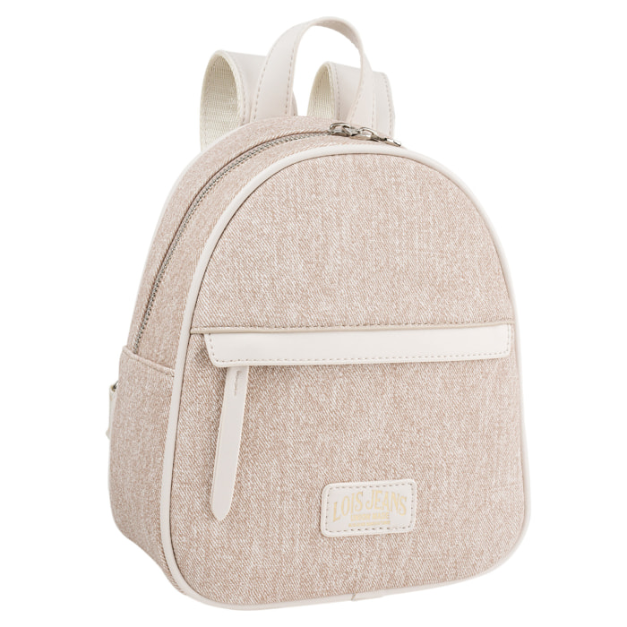 Bolso Mochila Mujer Lois Kelly Beige