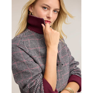 Motivi - Abrigo reversible en mezcla de lana doble - Gris