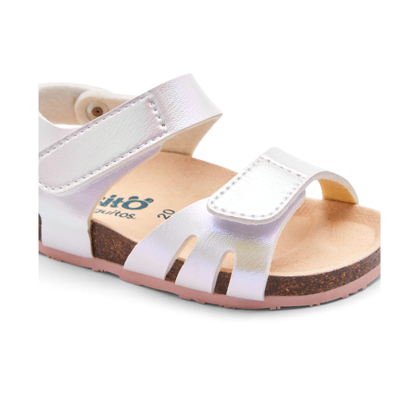 Sandalias Abiertas de Bebés Acabado Irisdiscente