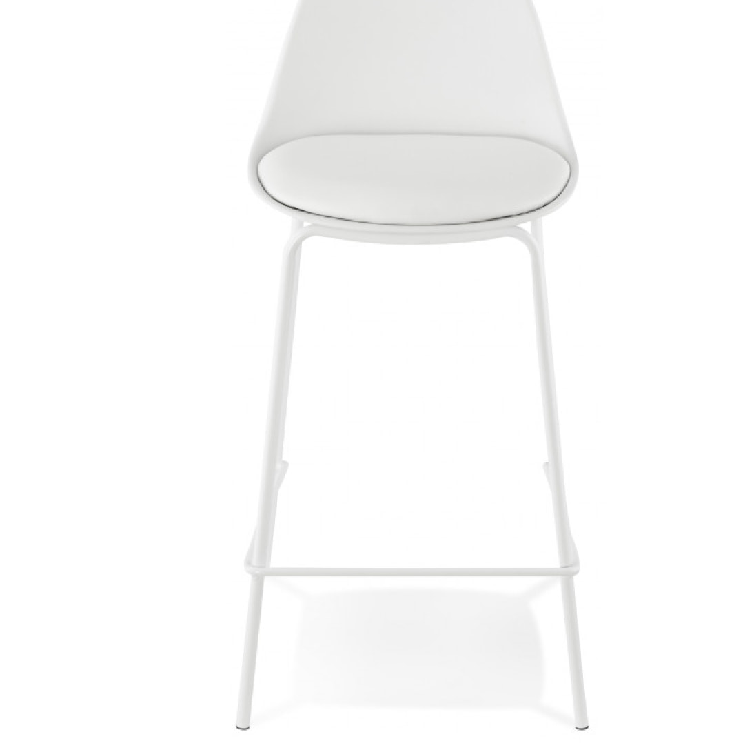 Tabouret bar déco "Escal Mini" Kokoon - Couleur: Blanc - Nombre de tabourets: 2 Tabourets