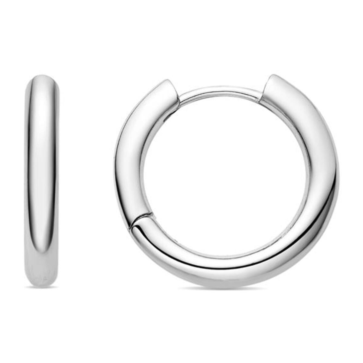 Pendientes Lux by Lux acabados baño rodio