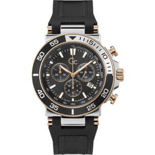 Reloj Gc Z14005G2MF Hombre Analogico Cuarzo con Correa de Silicona
