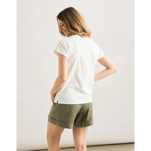 Camiseta Manga Corta Blanco - Folgan