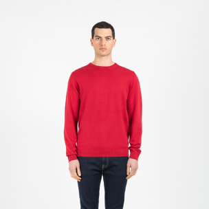 Maglia girocollo in cotone