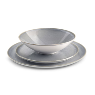 Yumi Gris - Service de vaisselle 18 pièces