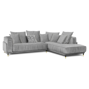 Canapé Tissu Angle droit Fiorenzo - 4 Places