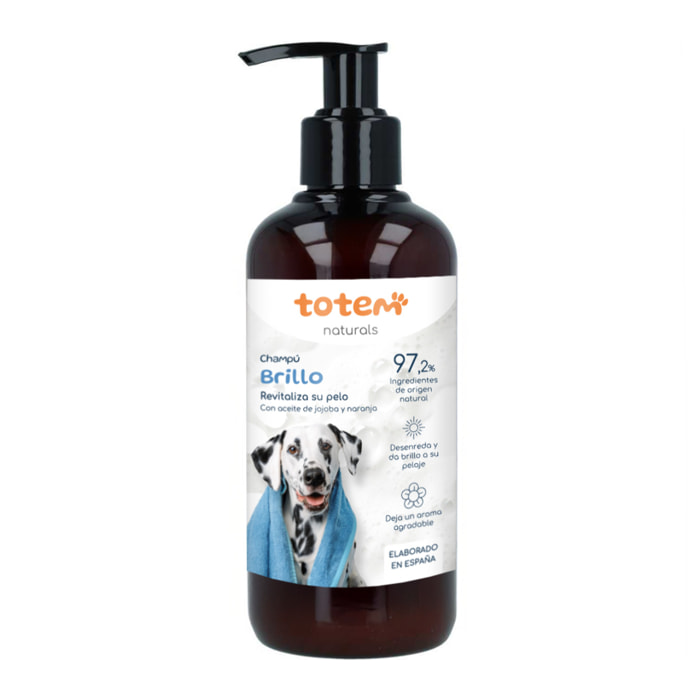 Champú natural para perros suavidad y brillo Totem Naturals 250 ml
