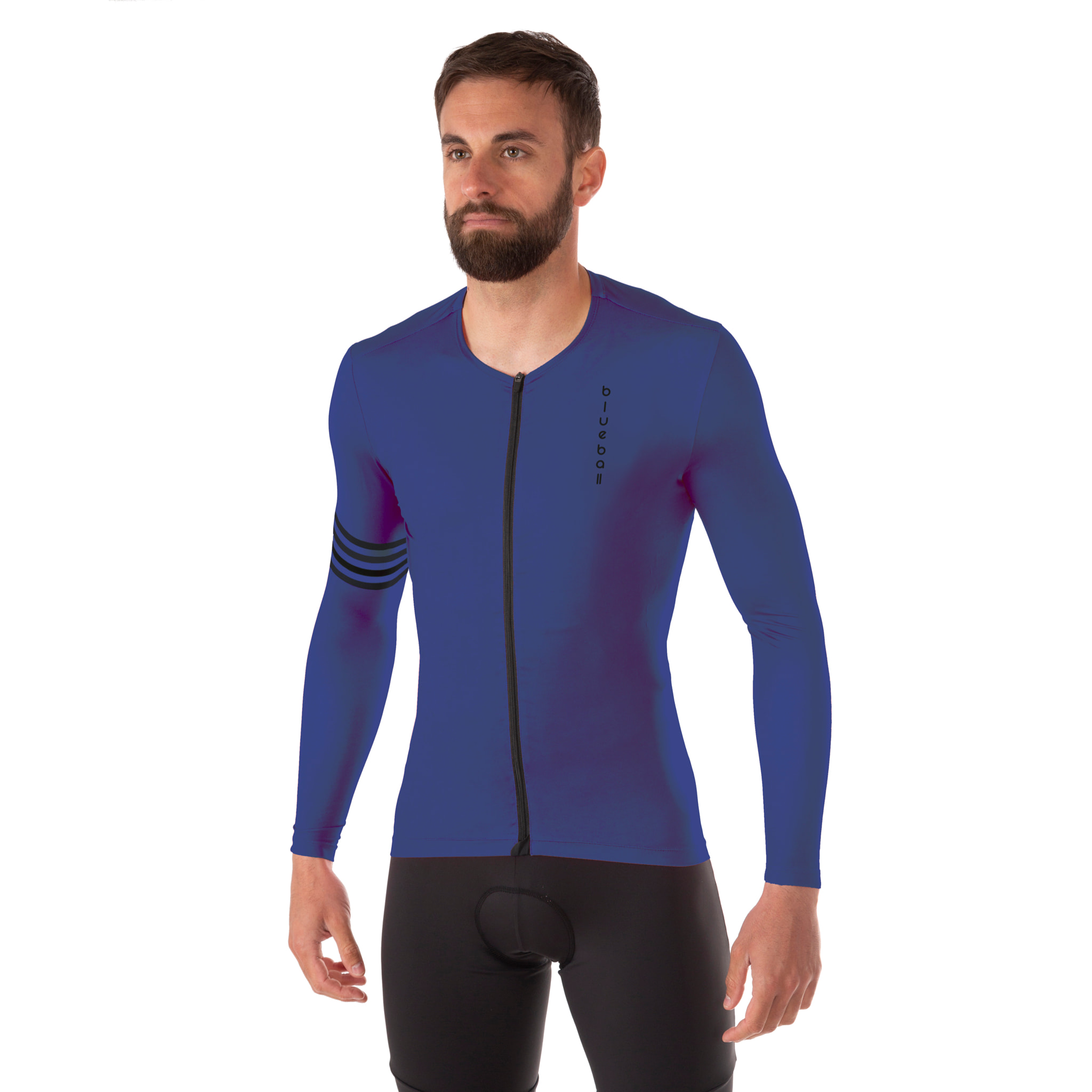 MAILLOT CICLISMO MANGA LARGA PARA HOMBRE BLUEBALL EN AZUL