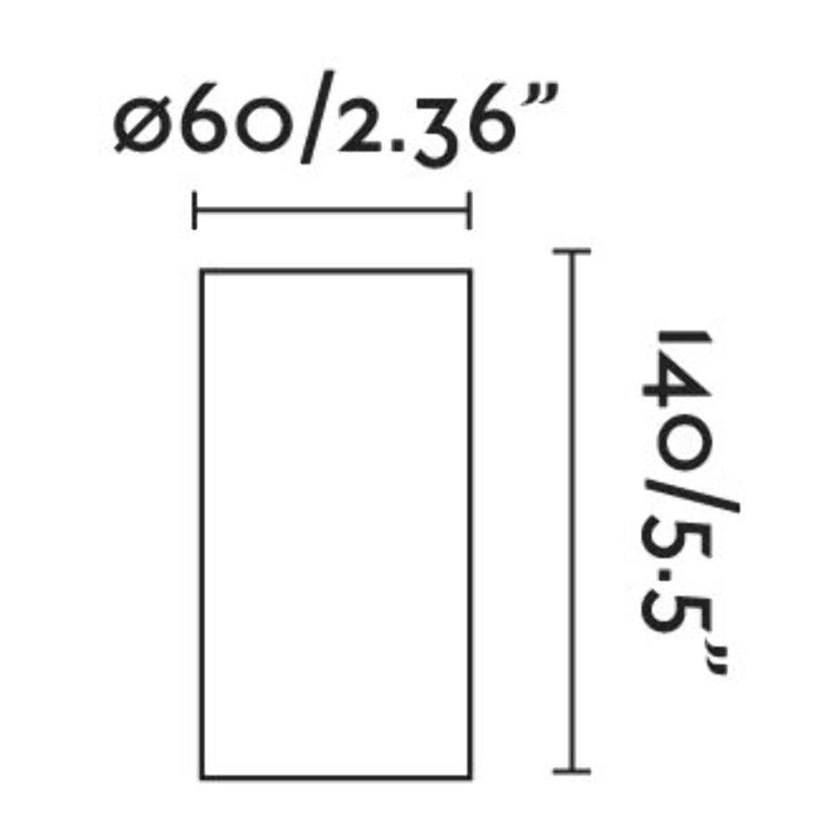 TEN 140 Aplique negro mate