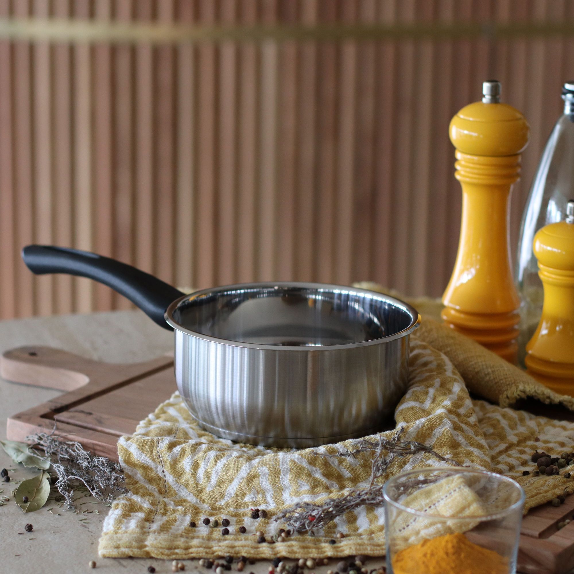 Casserole en acier inoxydable 14cm - tous feux FIRST