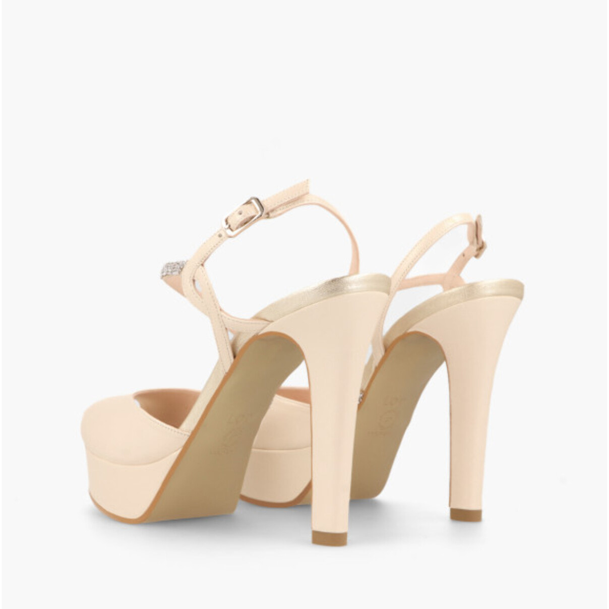 SANDALIAS DE NOVIA DORADAS TIRANES