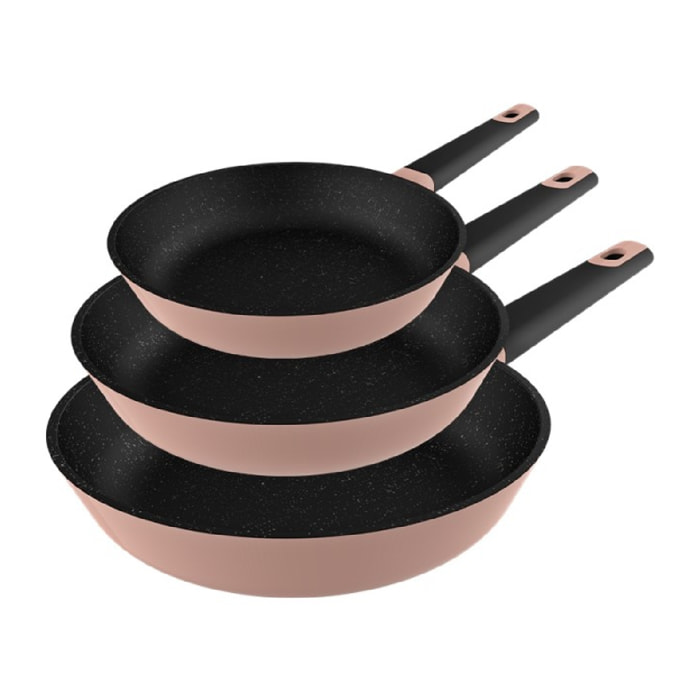 Cecotec Set di Padelle Polka Experience 18-22-26 Bucket Set Gravity