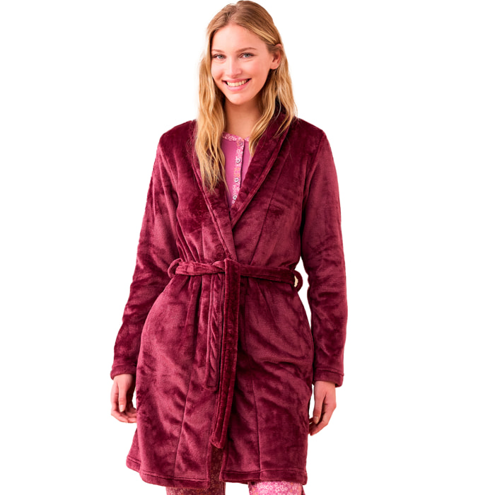 Vestaglia donna coral articolo unito. Noidinotte