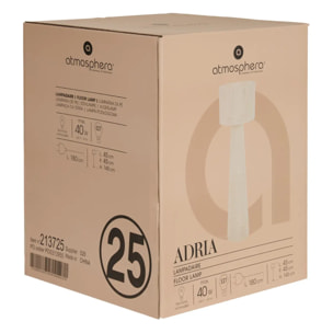 Lampadaire Adria blanc H145cm