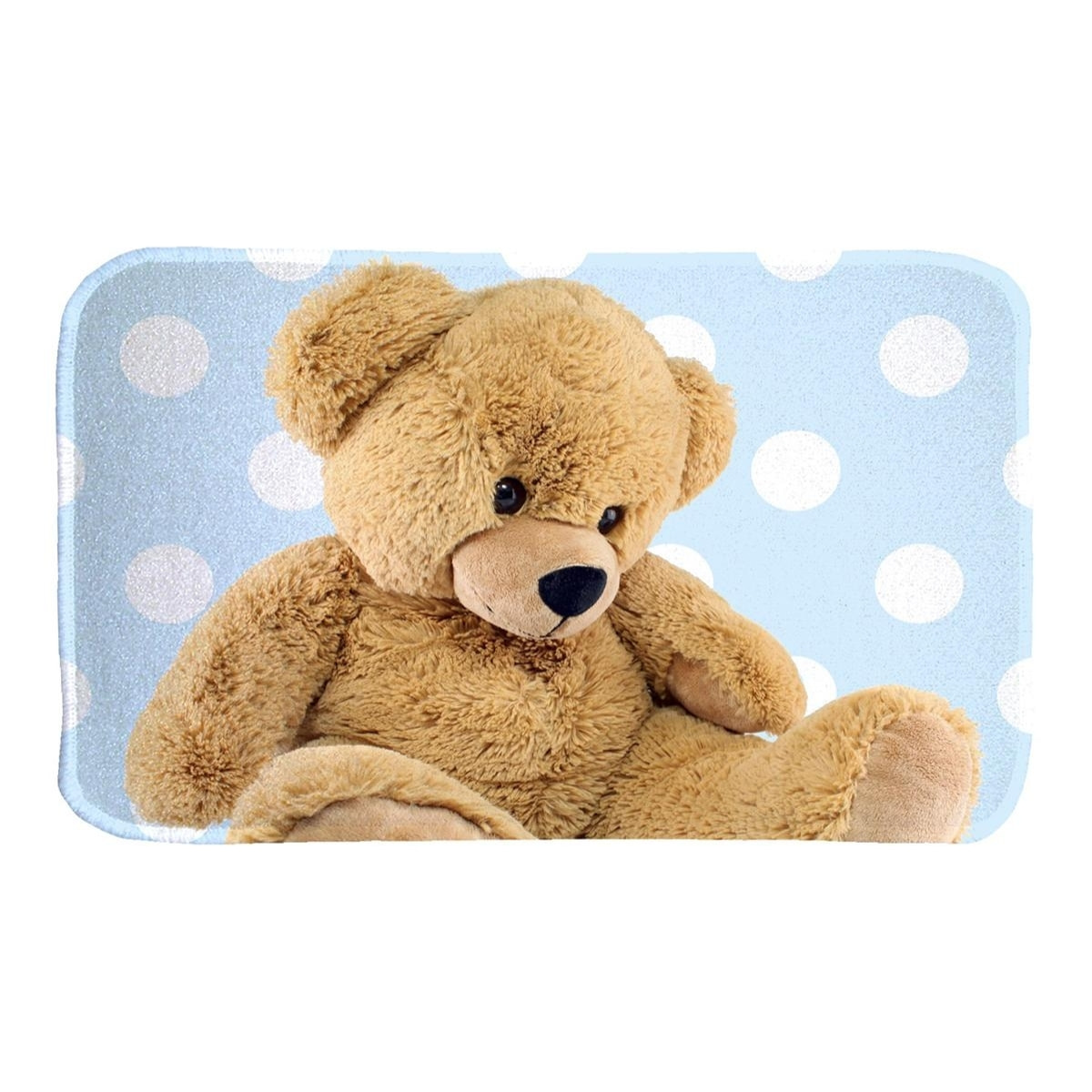 Tapis enfant SUPER DOUX, Ours bleu