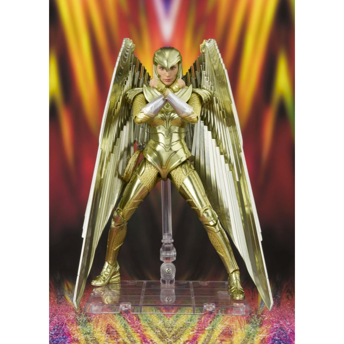 Ww84 Wonder Woman Golden Armor Shf Action Figura Bandai