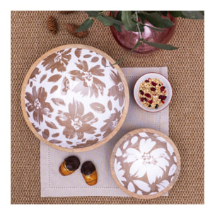 Set de 2 saladiers + couverts, HANAE