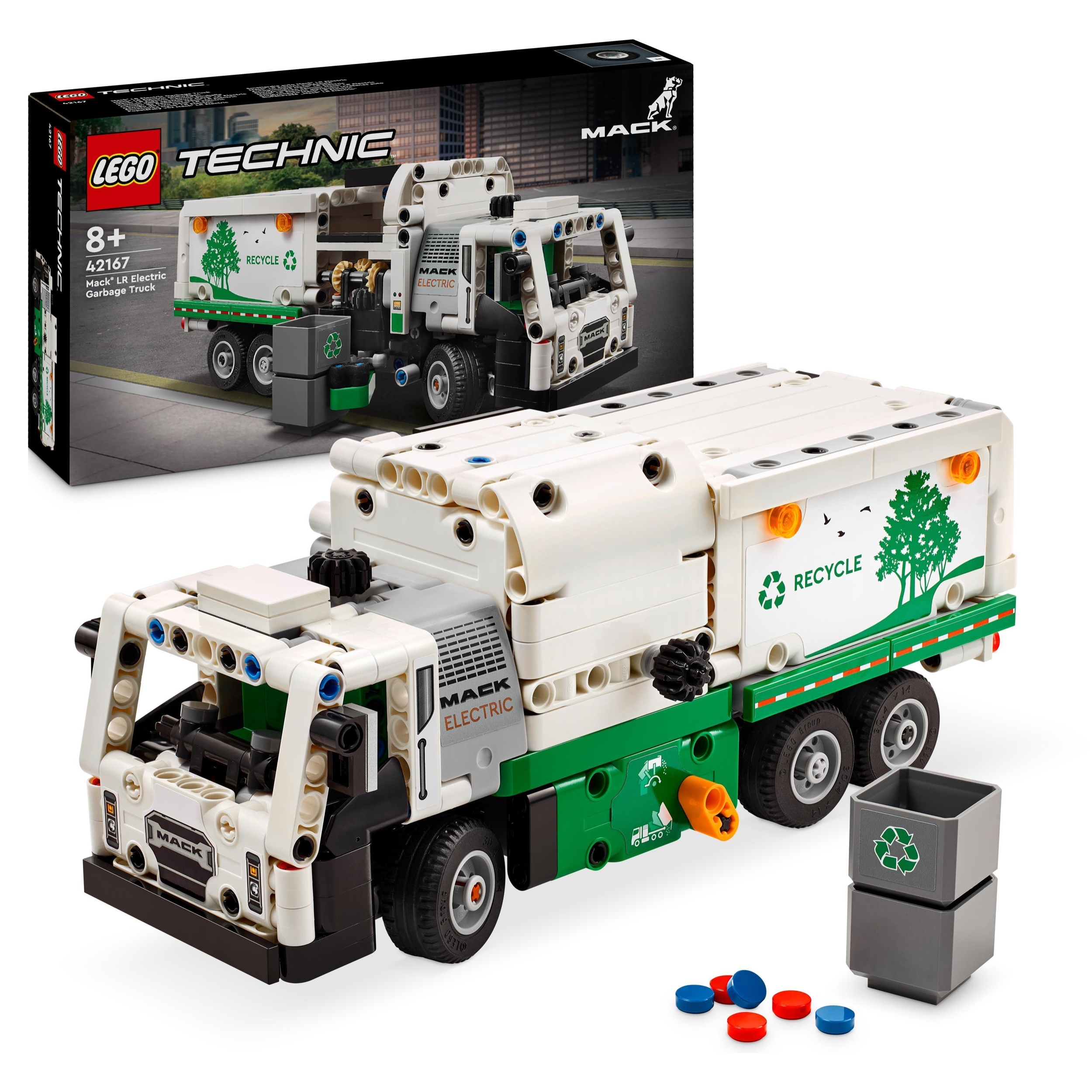 LEGO TECHNIC 42167 - CAMION DELLA SPAZZATURA MACK LR ELECTRIC