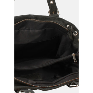 Borsa a mano da donna Made in Italy - Modello Celeste Plus - 100% pelle - 20.0 x 28.5 x 41.0 cm