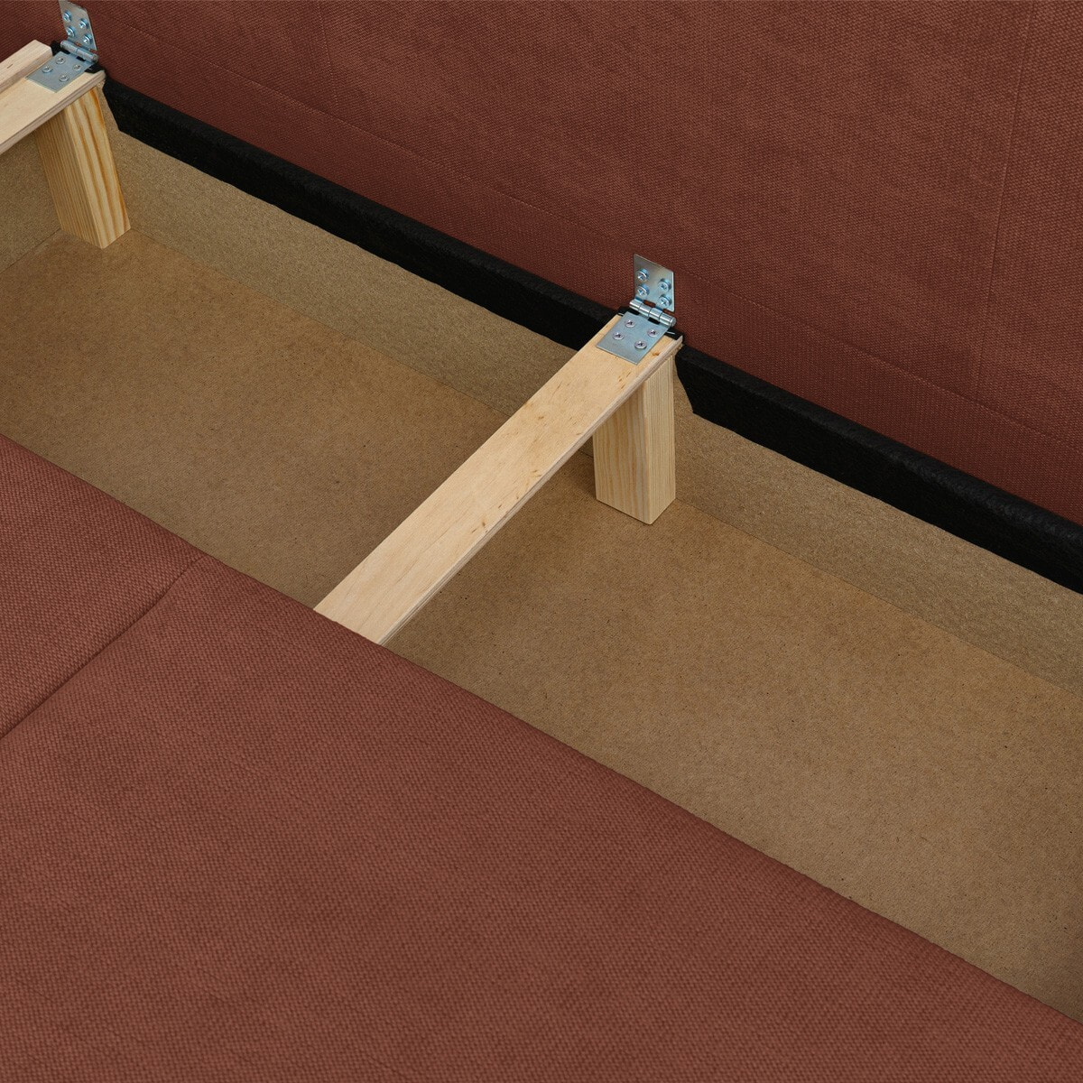Canapé convertible 3 places en tissu chenille - LARIA
