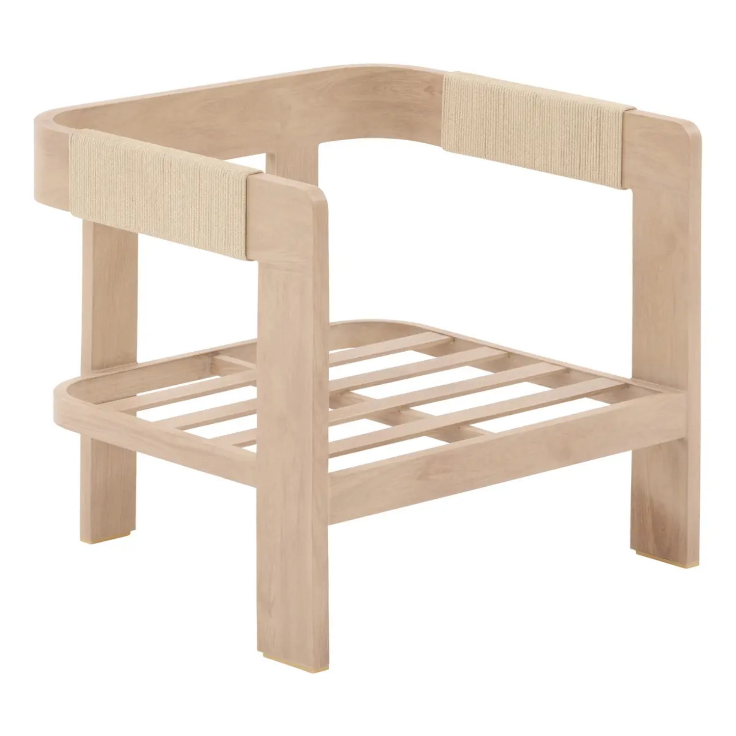 Fauteuil de salon de jardin Oryna miel