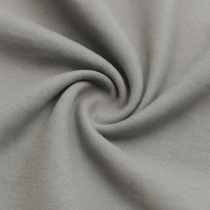 Naturals - Funda Nórdica Lisa - Cierre con botones - 100% Algodón - Incluye 1/2 Fundas de Almohada - Gris Pálido