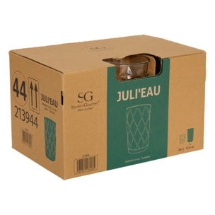 Lot de 6 Gobelets Juli'eau transparent 36cl