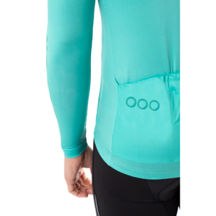 Maillot de manga larga ECOON modelo Tourmalet Men en color Turquesa