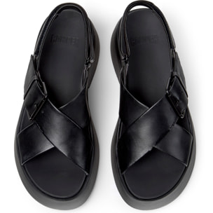 Sandalias - CAMPER Tasha - Negro - Cuero liso