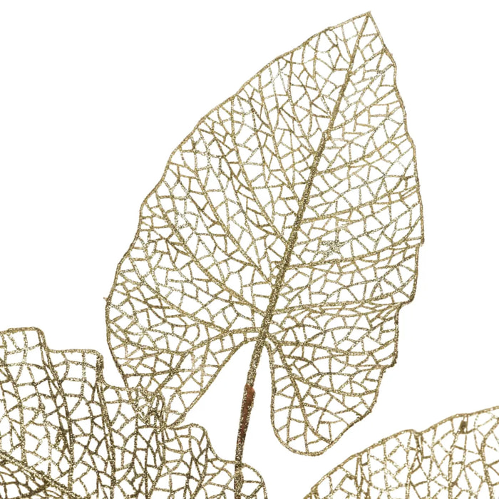 Branches 5 Feuilles Ajourées Or