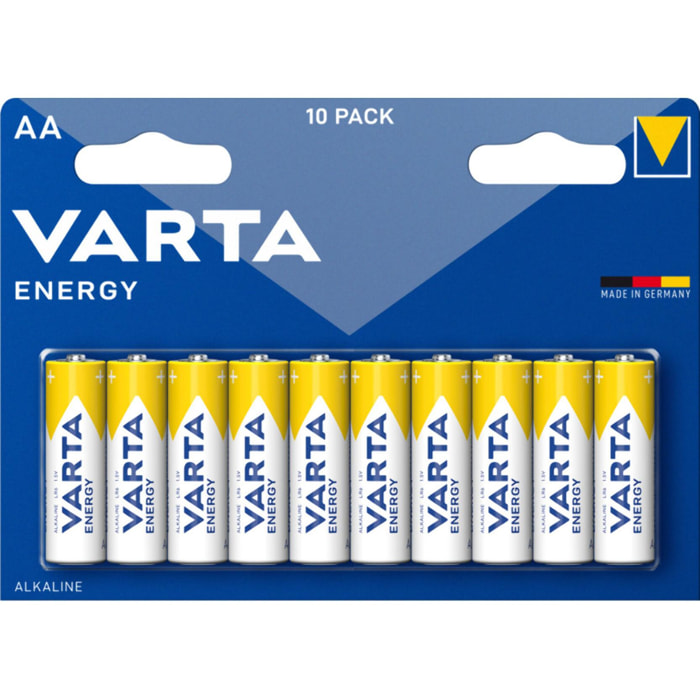 Varta - Pack de 2 - Blister de 10 Piles Alcalines ENERGY AA